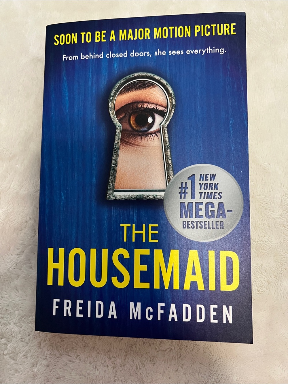 The Housemaid — Blue Cover Paperback by Freida McFadden